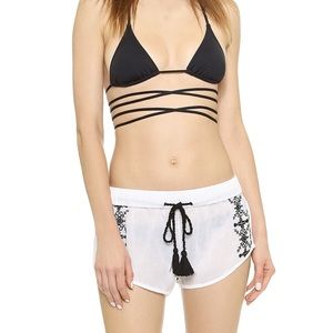 Vix Swimwear white shorts